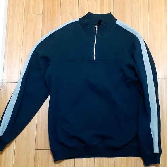 Black Sweater (Grey Stripe) - Picture 1 of 2